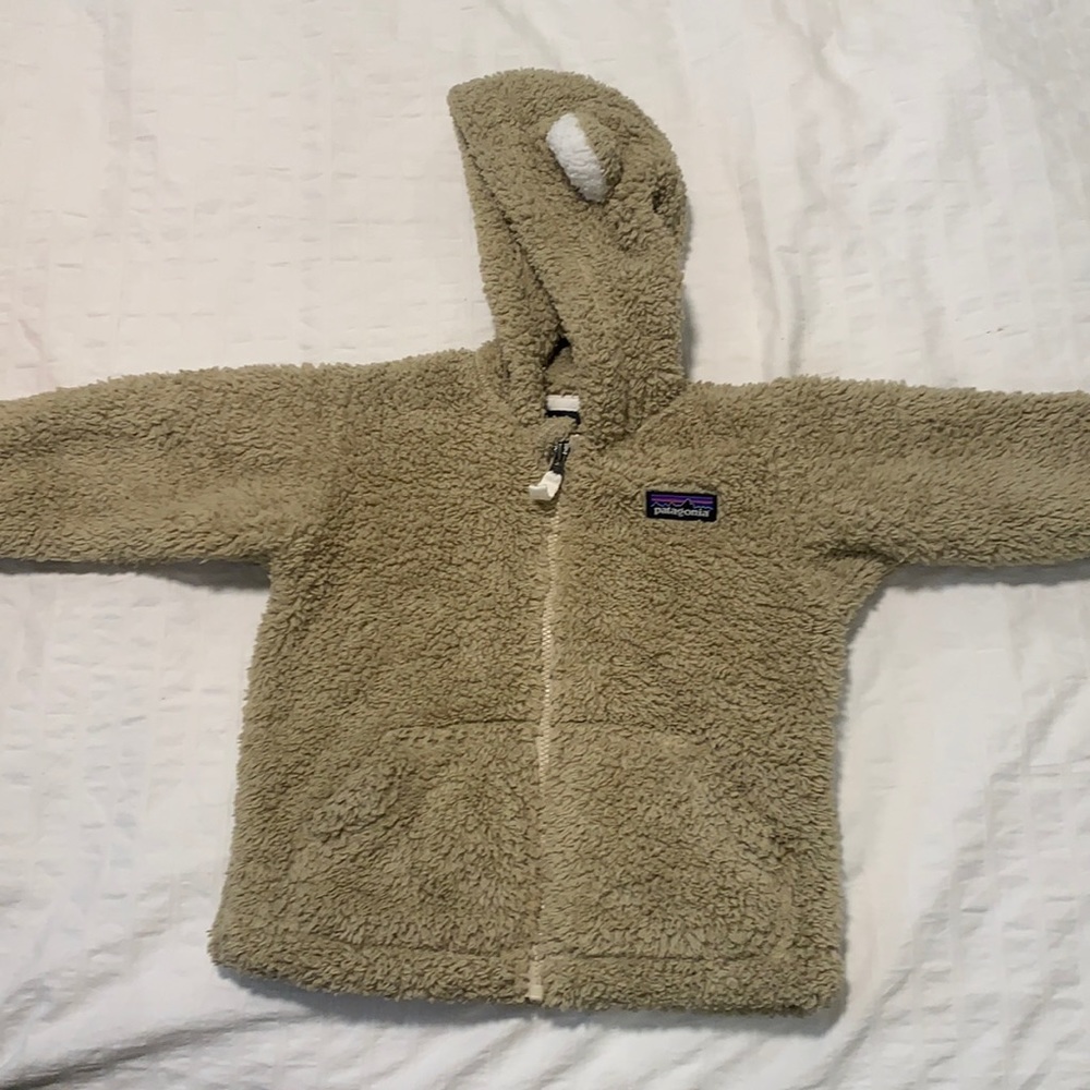 Patagonia toddler furry friends fleece hoody